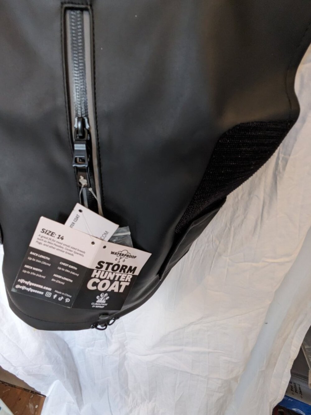 RifRuf NWT Storm Hunter Waterproof Coat Sz 14 - Picture 9 of 9